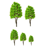 NUOBESTY 10PCS Small Tree Model Miniature Model Trees Scenery Scale Model Scenery Model Tree Model Train Trees Railroad Plants for Kids Lifelike Tree Decor Plastic Child sisal Tree Mix